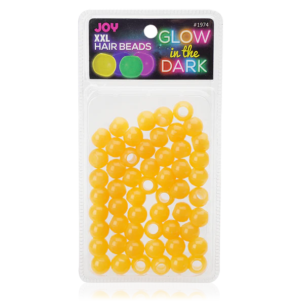 Joy Jewelry Pink Round Plastic Hair Beads