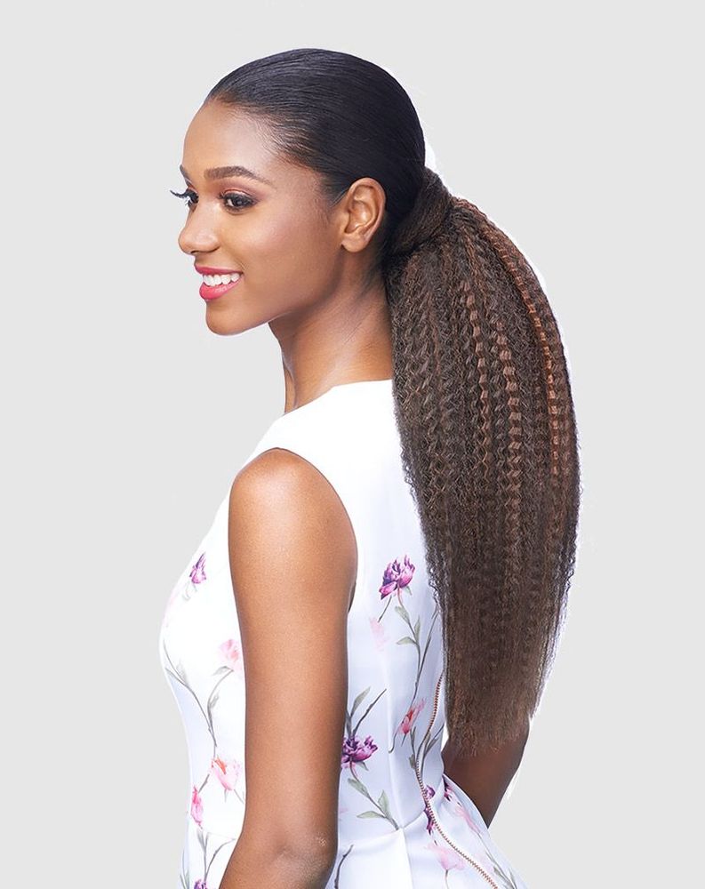 Vanessa STB Crinkle Drawstring Ponytail
