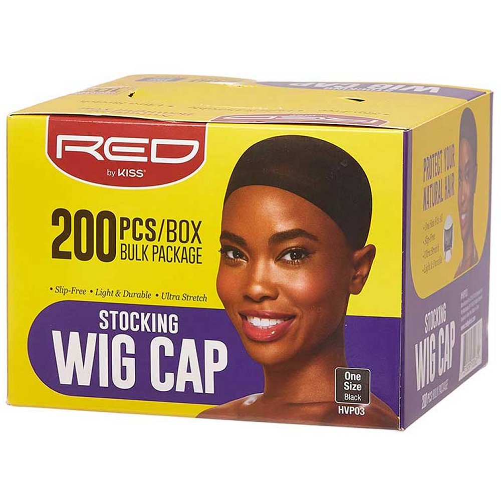 RED BY KISS STOCKING WIG CAP