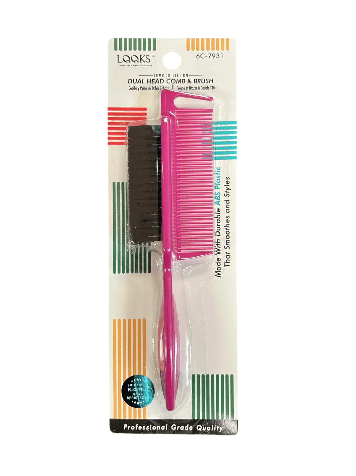 LQQKS Dual Head Comb & Brush (6C-7931)