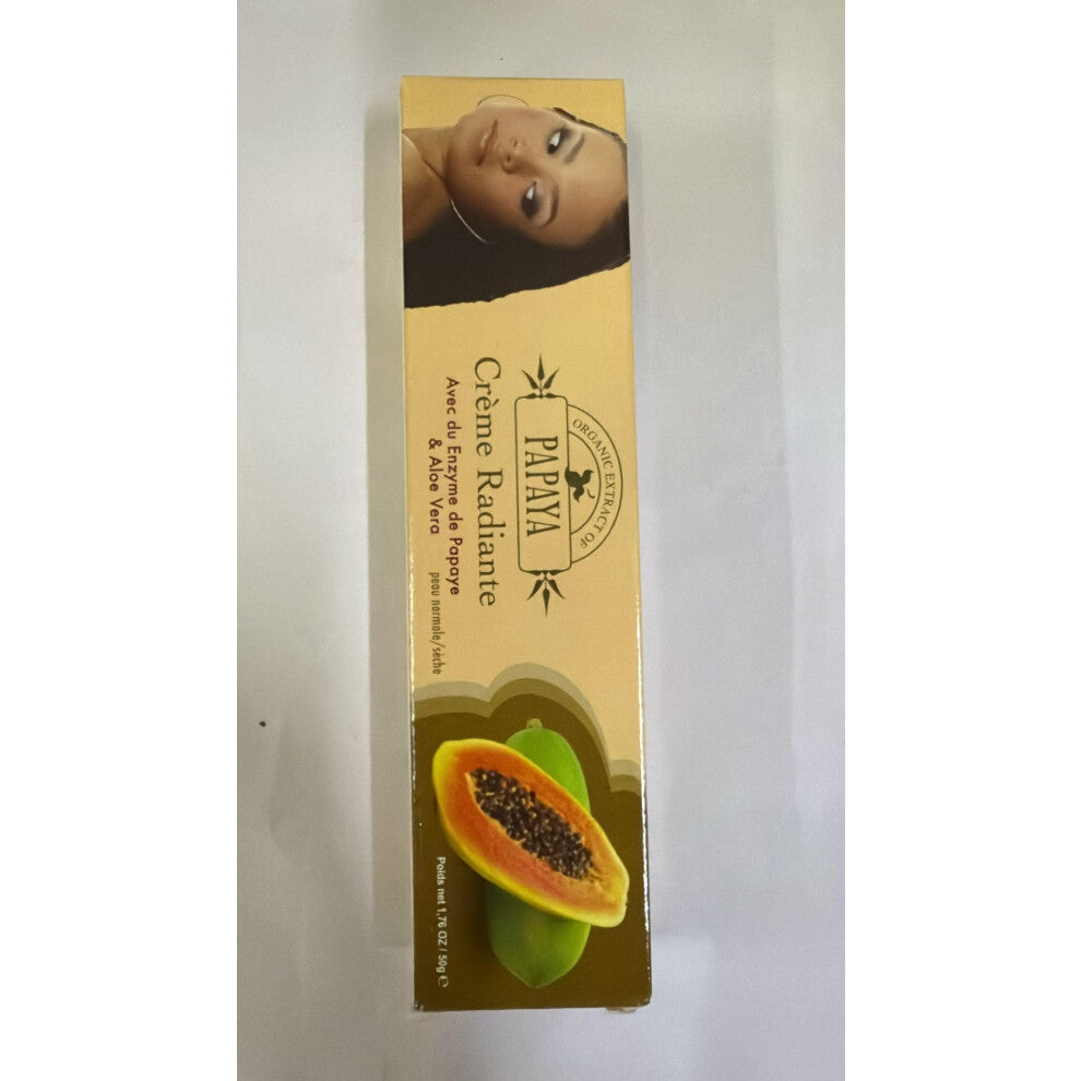 Organic Extract of Papaya Creme Radiante Brightening Cream 50g
