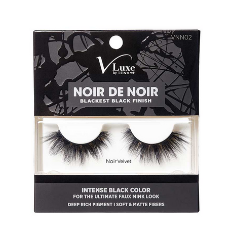 V LUXE BLACKEST BLACK FINISH EYELASHES