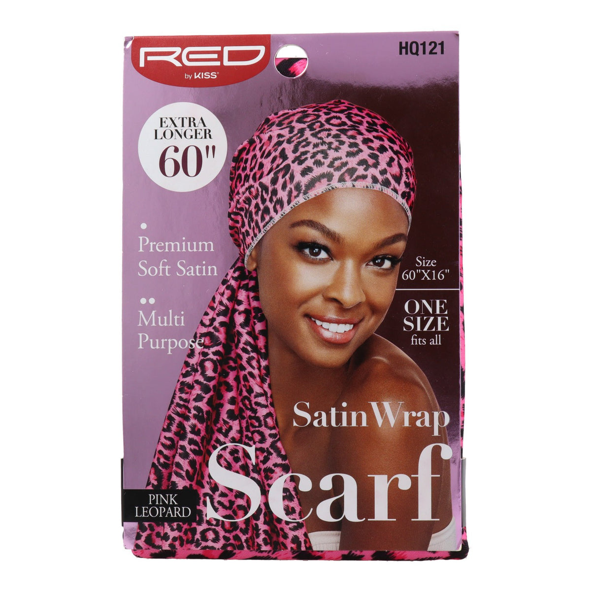 RED BY KISS Satin Wrap Scarf