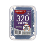 RED BY KISS Bob Pins 2" 320 Count