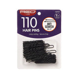 RED BY KISS Black Hair Pins Assorted Length 200 Count