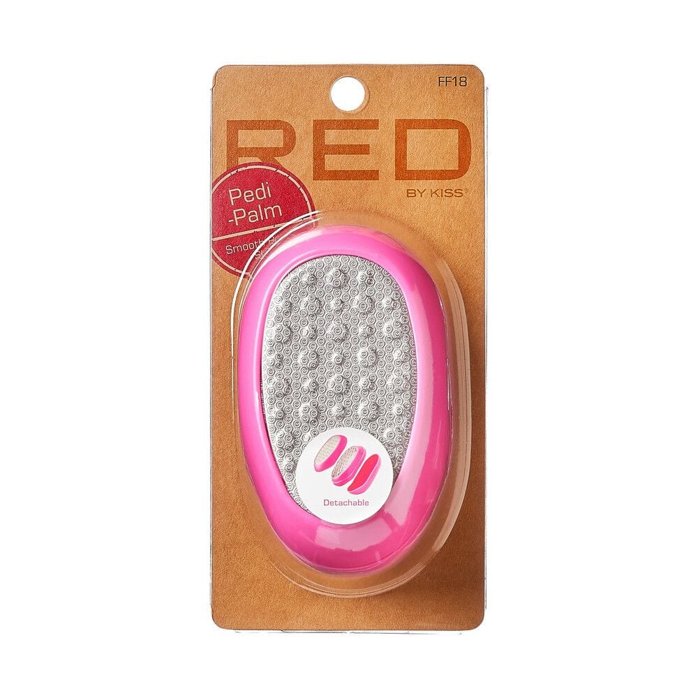 KISS Red Pedi Palm Smooth Rough Skin Foot File