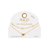 RED BY KISS 14K GOLD PLATED GLAM FASHION ANKLET PEARL