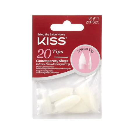 KISS 20 TIPS CONTEMPORARY SHAPE COFFIN TIP