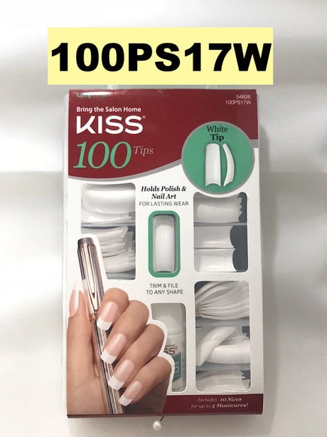 KISS 100 FULL COVER NAILS ACTIVE SQUARE MEDIUM LENGTH ARTIFICIAL NAILS