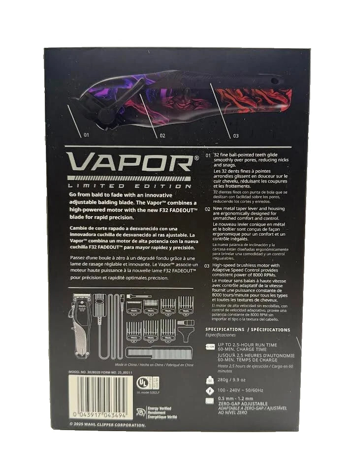 WAHL LE Vapor Cordless Clipper W/F32 Fade Out Blade 5-Star Series