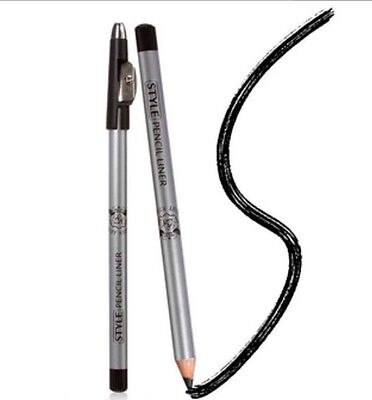 KISS Ruby Black Style Pencil Liner with Sharpener Cap