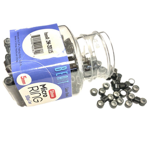 BEAUT Silicone Micro Rings – 5mm (500 pcs)