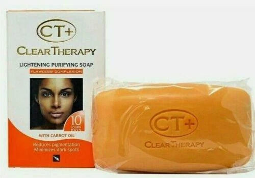 CT+ Carrot Lightening Skincare Set 4PCS Brightening Bundle + FREE Styling Foam