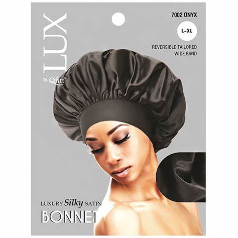 Qfitt Luxury Silky Satin Bonnet XL Pack of 6