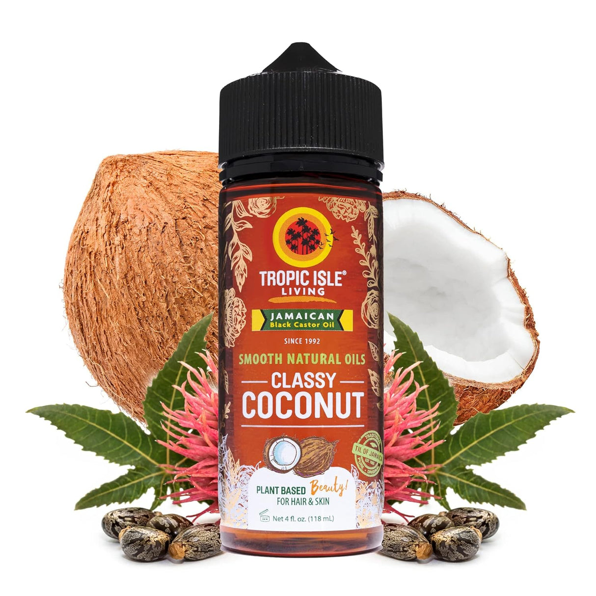Tropic Isle Smooth Hair & Scalp Oil – 4oz